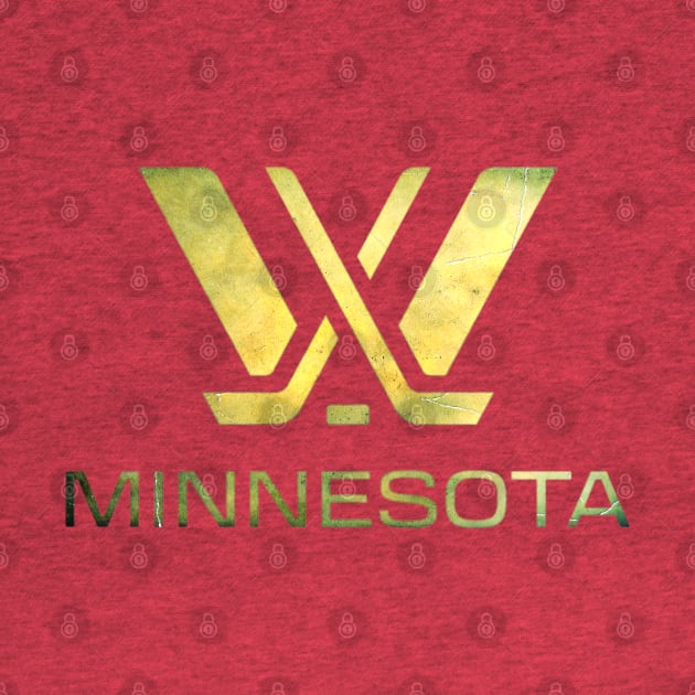 PWHL - Minnesota Distressed by INLE Designs